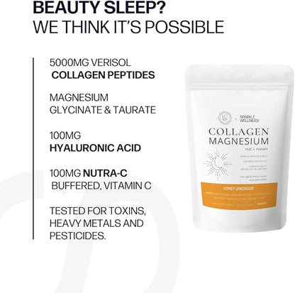 Collagen Magnesium Rest + Restore (Honey Lemonade) [30-Serves] and Osteo Boost (Mixed Berry) [30-Serves | Magnesium, VERISOL & FORTIBONE Bioactive Collagen Peptides