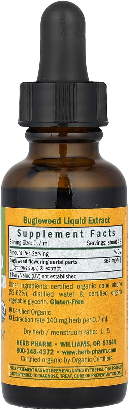 Herb Pharm Bugleweed Extract for Endocrine System Support - 1 Ounce