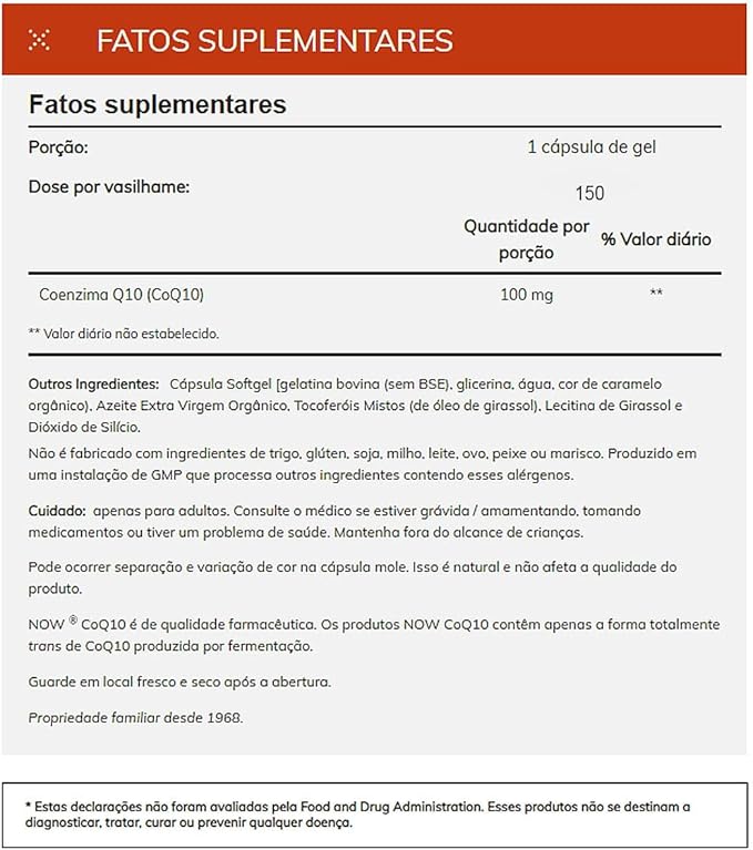 Now Foods CoQ10 100 mg (150 Softgels) 1 Pack