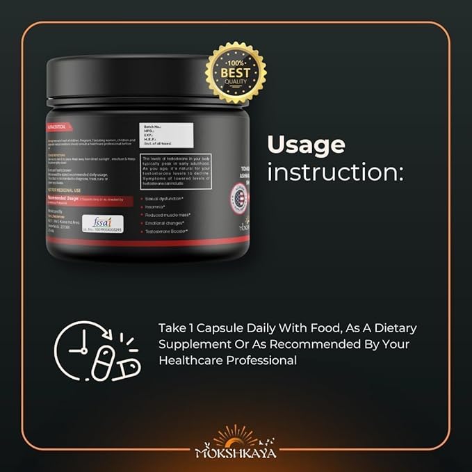 Shilajit Capsules for Men | Natural Sea Moss caps | Shilajit 1000 Mg Per Serving | Shilajit 60 Capsules for Stamina, Strength & Endurance with Fulvic Acid for Men 1000 mg Serving