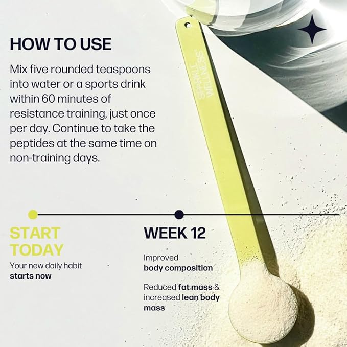 Muscle Boost (Orange) [30-Serves] | Collagen Supplement Powder with Hydrolyzed BODYBALANCE Collagen Peptides & Buffered Vitamin C | Improves Body Composition