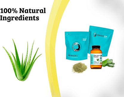 DR WAKDE'S Aloe Vera Leaf Powder - 500g (1.1lb) | Pure, Raw & Dried Powder | Ayurvedic Herb | Vegan |