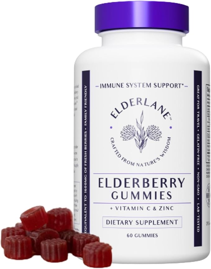 Elderberry Syrup and Elderberry Gummies - Formerly RD Naturals - Immune Support Supplement for Adults and Kids - 16.9 Oz Syrup and 60ct Gummies