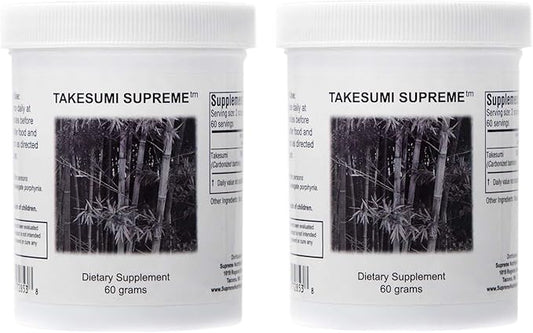 Supreme Nutrition Takesumi Supreme, Pure 60 Grams Activated Bamboo Charcoal Powder (2)