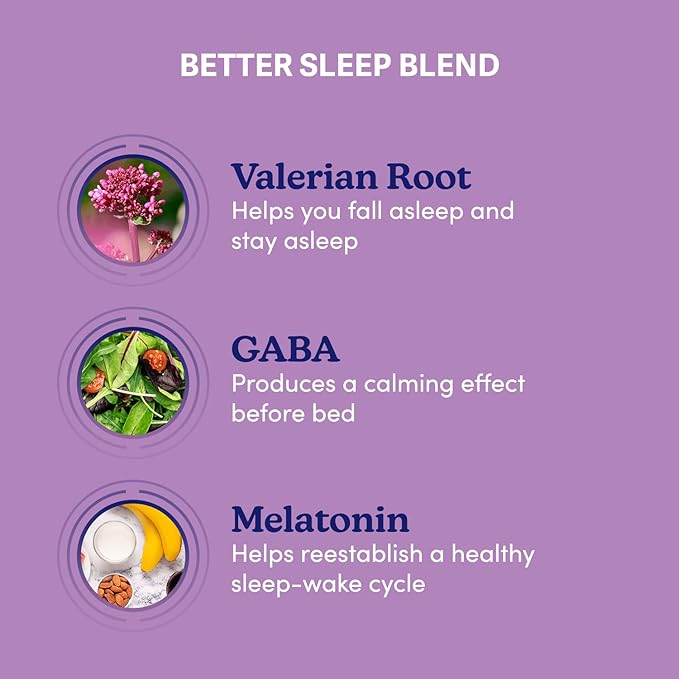 Swanson WIO Calm Sleep Waves Calmly Fall Asleep, Less Stress, Wellness with Melatonin, Valerian Root, GABA, Gluten Free, Vegan - 4 oz Bottle, 30 Tri-Layer Tablets (30-Day Supply)