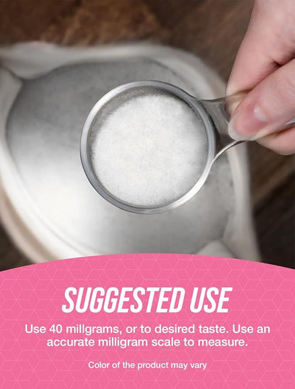 BulkSupplements.com Stevia Extract Powder - Stevia Sweetener, Pure Stevia Powder - Zero Calorie Sweetener, Gluten Free, 40mg per Serving, 500g (1.1 lbs) (Pack of 1)