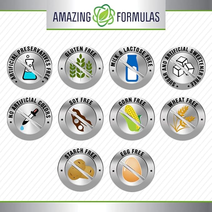 Amazing Formulas Alpha Lipoic Acid | 200 Mg Supplement | 240 Capsules | Non-GMO | Gluten-Free | Made in USA