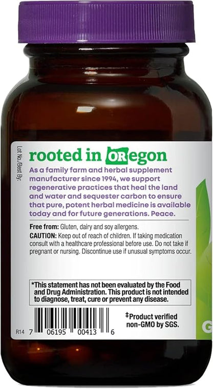 Oregon's Wild Harvest Bilberry Herbal Supplement Vegan Capsules, 880 mg, 60 Count
