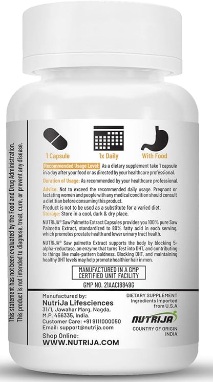 Saw Palmetto Extract 800MG (60 Capsule)