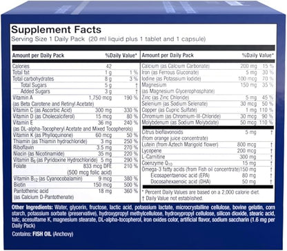 Orthomol Sport, 30-Day Supply, Premium Sports Nutrition Supplement with Vitamins A, B, C, D, E, Zinc, Iodine, Coenzyme Q10, L-Carnitine, Omega-3, and Essential Minerals for Optimal Performance