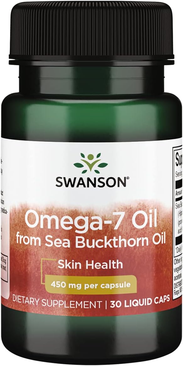 Swanson EFA Omega-7 Oil 450MG 30 LIQ CAPS