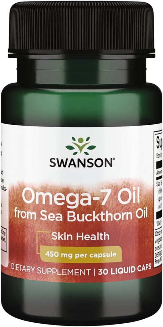 Swanson EFA Omega-7 Oil 450MG 30 LIQ CAPS