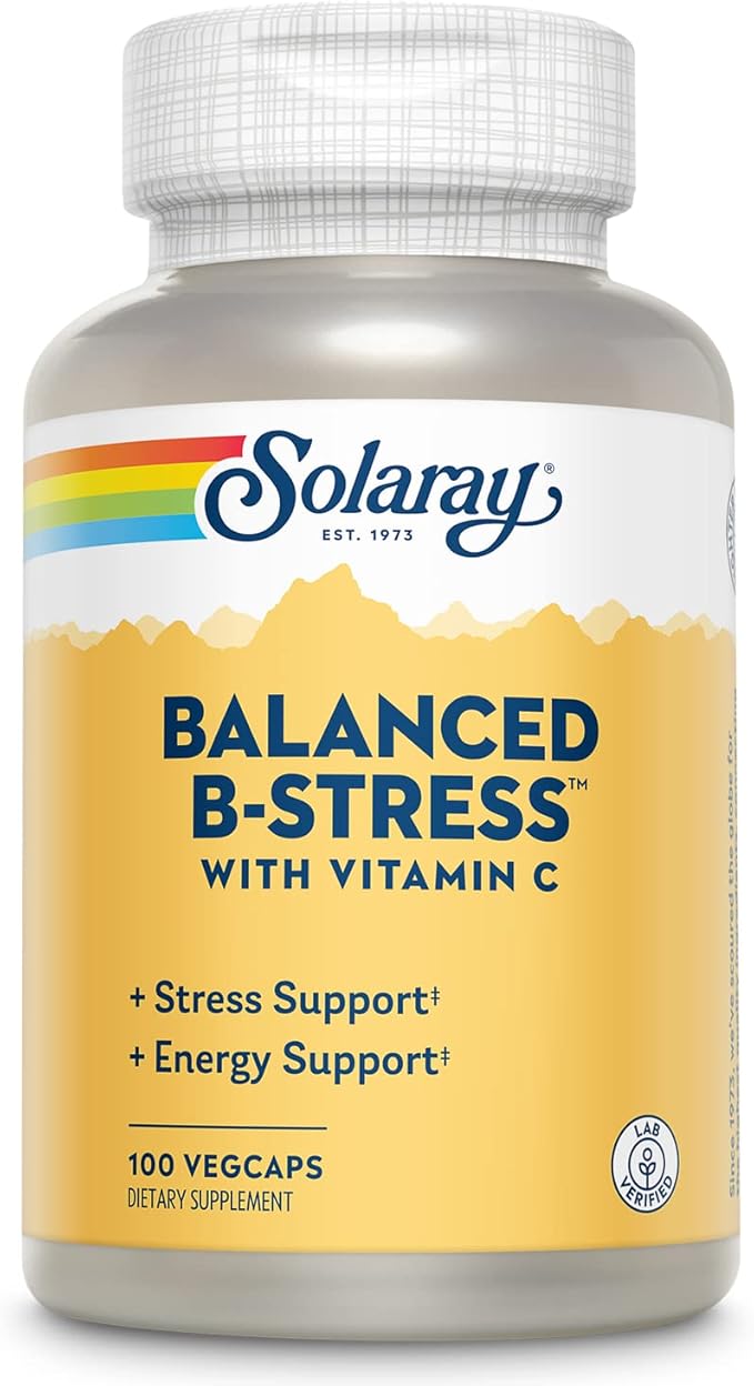 SOLARAY B-Stress Supplement | 100 Count