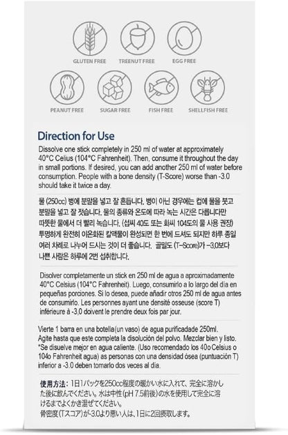 Dr. G's Amazing Ionized Cal Mag 2,860mg (Premium) - Bone Strength and Bone Health Supplement with Ionized Calcium & Magnesium Powder Stick Packs - 30 Sticks x 1 Pack (30 Count)