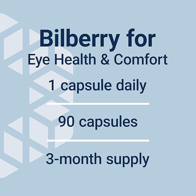 Life Extension Standardized European Bilberry Extract, 100 mg, MirtoSelect® Vaccinium myrtillus, Eye Health, Circulation, Lubrication, Gluten-Free, Non-GMO, Vegetarian, 90 Capsules