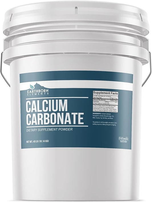 Calcium Carbonate Powder (5 Gallon), Limestone Powder, Toothpaste Additive