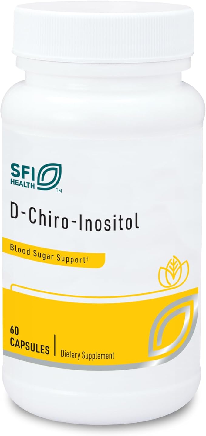 Klaire Labs D-Chiro-Inositol - 150 Milligrams Hypoallergenic Supplement (60 Capsules)