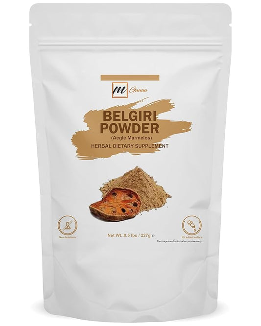 100% Natural Belgiri | 227 GMS / 0.5 LBS | Aegle Marmelos | Bael powder | Wood Apple Powder for Health Care and Beauty