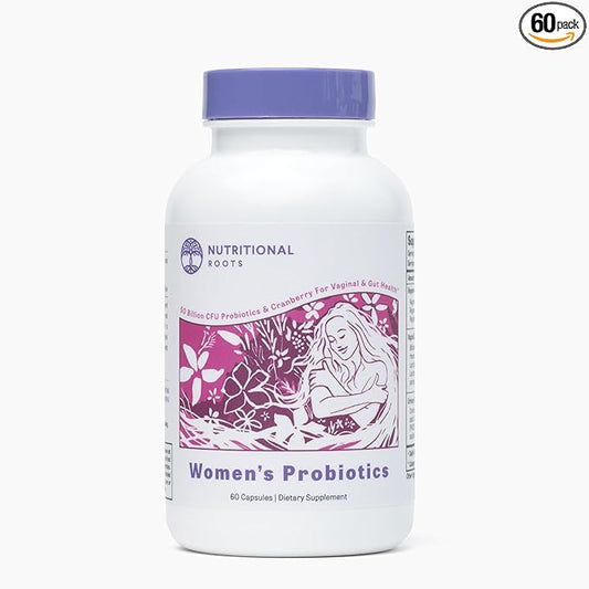 Women's Probiotics for Vaginal Health and Gut Health, Organic Prebiotics, Probiotics, Cranberry Extract, Third Party Tested, Doctor's Choice, 60 Servings
