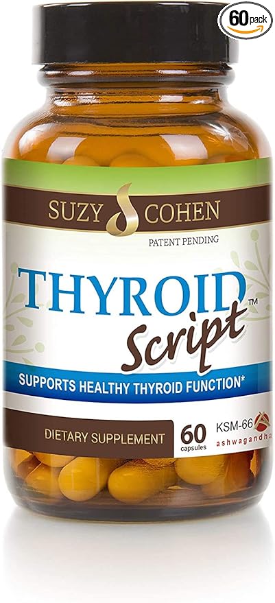 Thyroid Script by Suzy Cohen - Thyroid Support Supplement