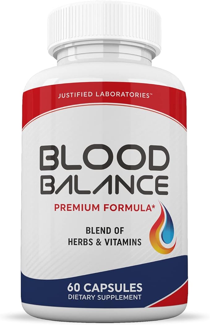 Blood Balance Advanced Formula 620MG Formula Supplement Pills 60 Capsules