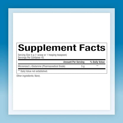 Natural Factors, Micronized L-Glutamine Drink Mix 5000 mg, Supports Muscles and Immune Function, 8 Oz