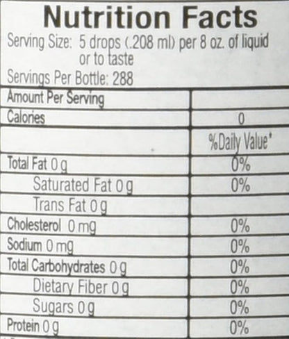 SweetLeaf Sweet Drops - Flavored Stevia Liquid Sweetener, Organic Stevia Extract, Zero Calories, Gluten Free, Keto Friendly, Non GMO, Natural Flavor - Valencia Orange, 2 Fl Oz (Pack of 1)