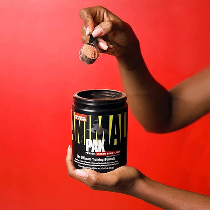 Animal Pak – Convenient All-in-One Vitamin & Supplement Powder – Zinc, Vitamins C, B, D, Amino Acids and More – Sports Nutrition Performance Multivitamin for Women & Men – 44 Scoops, Orange Crushed