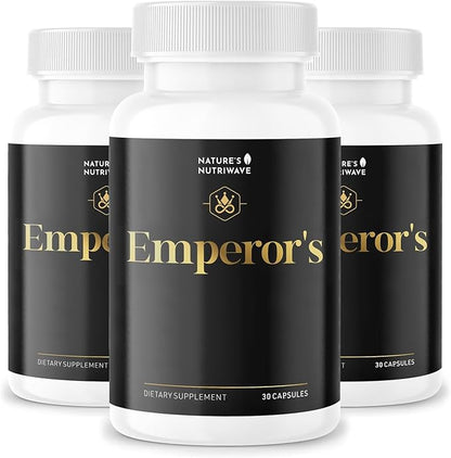 Emperor’s Vigor Tonic - 100% Natural Herbal Supplement | Non-GMO, No Stimulants, Easy to Use | 60 Capsules, 3 Month Supply | Made in USA