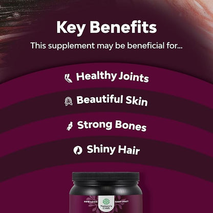 Natures Craft Bundle of Multi Collagen Protein Powder for Women and Men - Hair Skin and Nails Vitamins and DIM Complex Men and Womens Hormone Balance Supplement