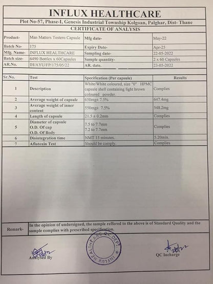 Pure Himalayan Shilajit Ashwagandha, Gokshura, Safed Musli & Kesar Capsules | 20 Natural Herbs | 60 Tablets