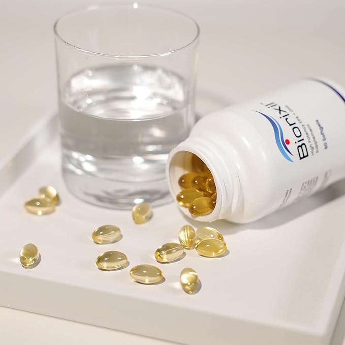 Vegan Omega 3 Supplement High Potency EPA DHA Omega 3 Supplement from Algae Oil Easy to Swallow Small Soft Gel Capsules.