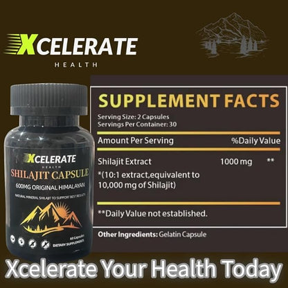 Xcelerate Shilajit Extra Strength