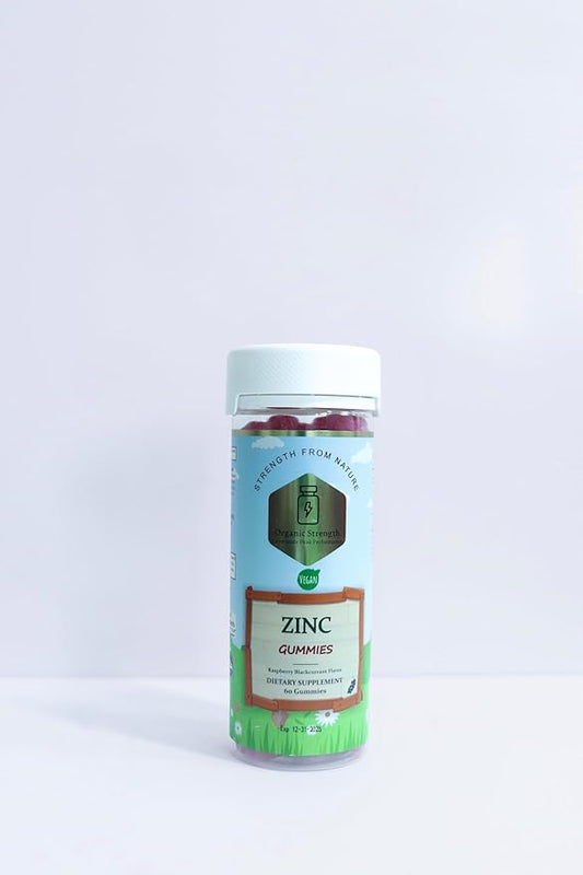 Vegan Zinc Pectin Gummies: Boost Your Immunity, Support Your Health with 50mg of Zinc, 455% Daily Intake (60 Count)