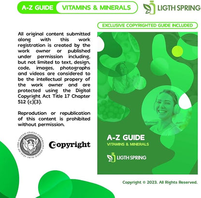 Calcium Plus Vitamin D, Adult Gummies, 500 mcg, 1000 IU, Assorted Flavors, 100 Ct Bundle with Exclusive Vitamins & Minerals - A to Z - Better Ligth&Spring Guide (2 Items)