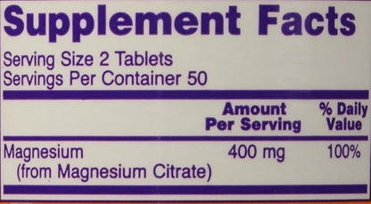 Now Foods Magnesium Citrate, 200 Mg