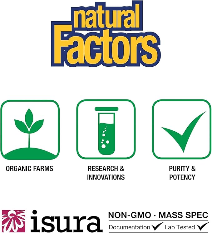 Natural Factors, Lactase Enzyme, Digestive Aid For Lactose and Dairy Intolerance, 60 Capsules