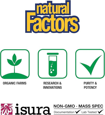 Natural Factors, Lactase Enzyme, Digestive Aid For Lactose and Dairy Intolerance, 60 Capsules