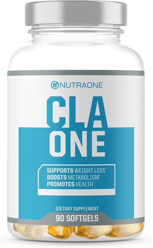 NutraOne CLAOne Supplement from Nutrition — Conjugated Linoleic Acid (CLA) Natural Supplement* (90 Capsules)