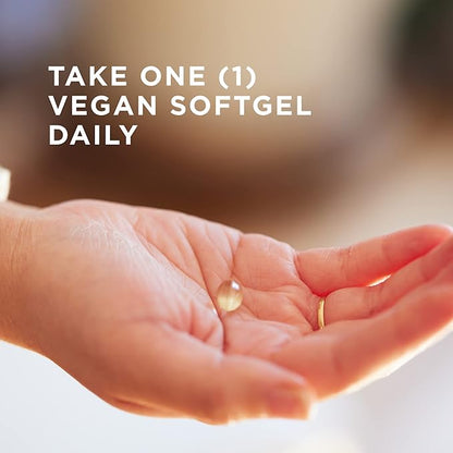 Solgar Vegan Vitamin D3 (Cholecalciferol) 150 mcg (6,000 IU) - 100 Softgels - Immune Support, Helps Maintain Healthy Bones & Teeth - Non-GMO, Certified Vegan, Gluten & Dairy Free - 100 Servings