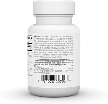 Source Naturals Sleep Science Melatonin, Non GMO Project Verified Melatonin Dietary Supplement, 1mg 100 Orange Flavored Lozenges