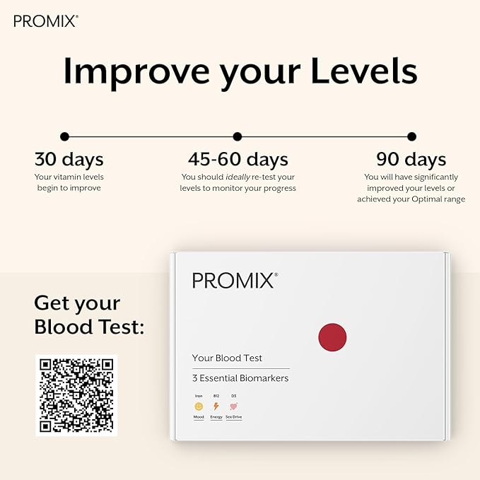 Promix Nutrition Vitamin B12 Supplement - 1000mcg as Methylcobalamin - Gut friendly - 90 count
