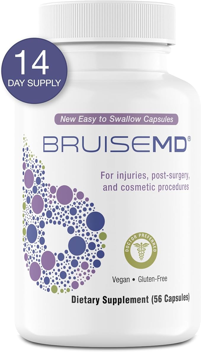 Supplement and Gel Bundle, Combination Treatment to Help Clear Bruises and Reduce Swelling