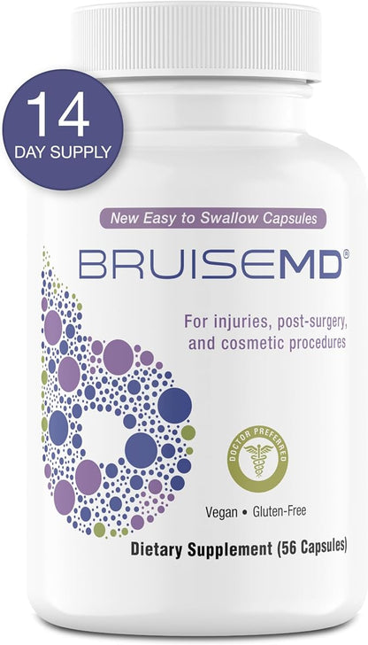 Supplement and Gel Bundle, Combination Treatment to Help Clear Bruises and Reduce Swelling