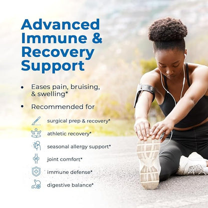 VitaMedica Bromelain & Quercetin Supplement - 500mg Bromelain 250mg Quercetin - 2400 GDU for Immunity, Joint Support, Inflammation and Muscle Recovery - 20 Vegan Capsules - 5 Day Supply