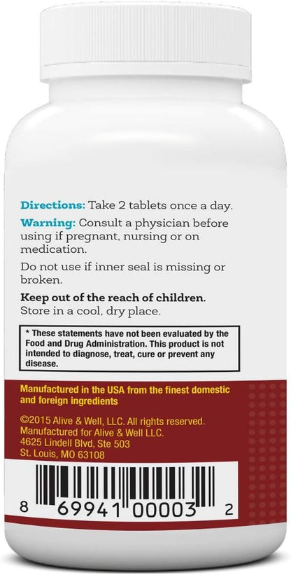 Women's 50+ Formula Multivitamin with Brilliant Blend - Daily Nutritional Support for Women Over 50 (60 Count)