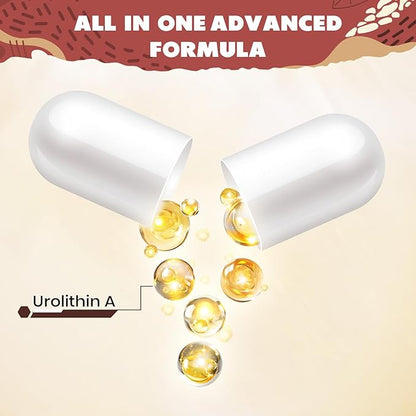 Marafiki Urolithin A Supplement, Gluten Free - 120 Capsules