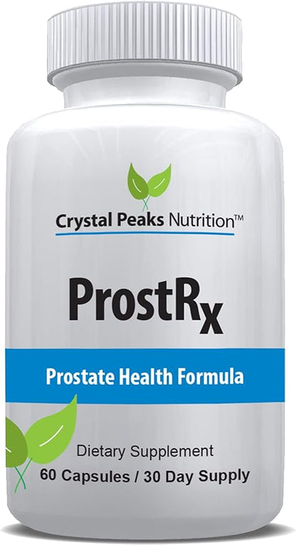 Extra Strength Prostate Support Supplement - Less Urgency, Fewer Nighttime Bathroom Visits. Beta-Sitosterol, Saw Palmetto Plus 28 Additional Prostate nutrients - 60 Capsules
