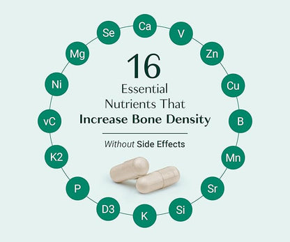 ALGAECAL Plus – Organic Red Algae Calcium Supplement, Vitamin K2 MK7 (100mcg), Vitamin D3 (1600 IU), Magnesium (350mg), Trace Minerals, Plant-Based Bone Strength, Easy to Swallow, 120 Veggie Caps