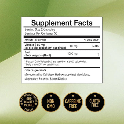 JungKwanJang Beet Root with Vitamin E - 60 Capsule